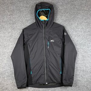 Millet LTK Series Polartec Alpha Hooded Jacket Womens Medium Black Hiking Shell